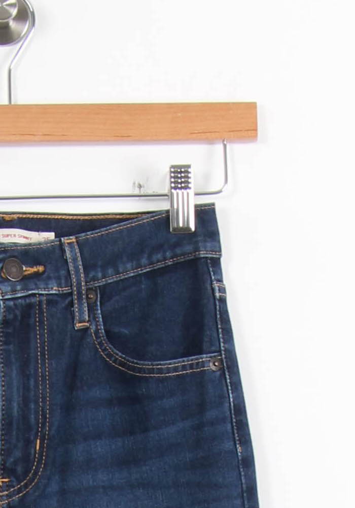 Jean Skinny Bleu - Taille XS/34 de la marque Levi's | PARAD64940 - Vendu par Paradigme - Image 3
