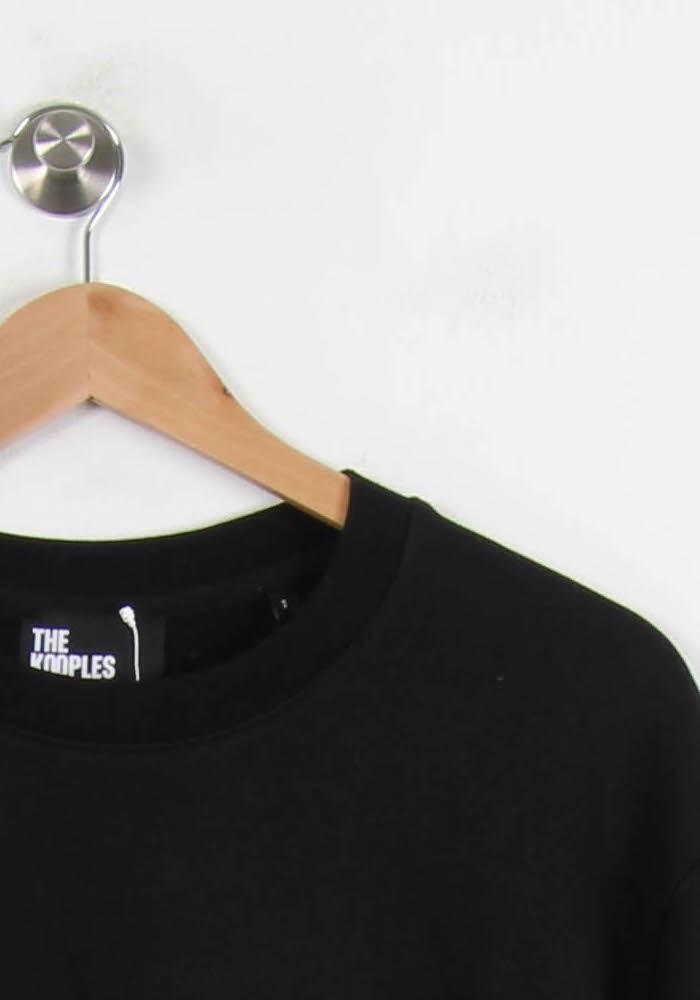 Sweatshirt Noir - Taille M/38 de la marque The Kooples | PARAD67107 - Vendu par Paradigme - Image 3