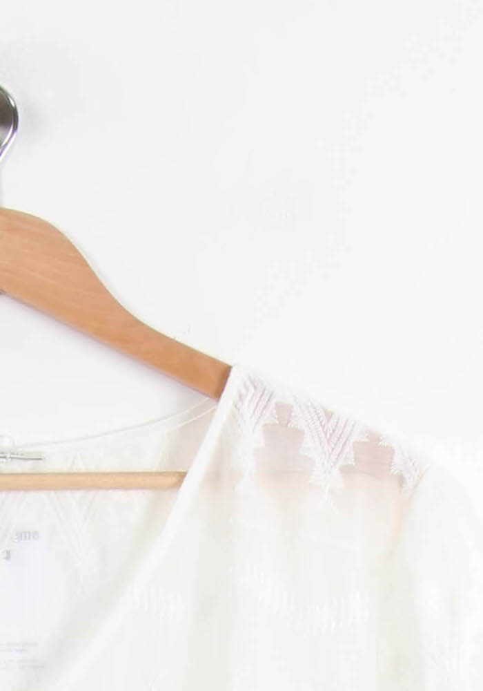 Blouse Blanche - Taille L/40 de la marque IKKS | PARAD66517 - Vendu par Paradigme - Image 3