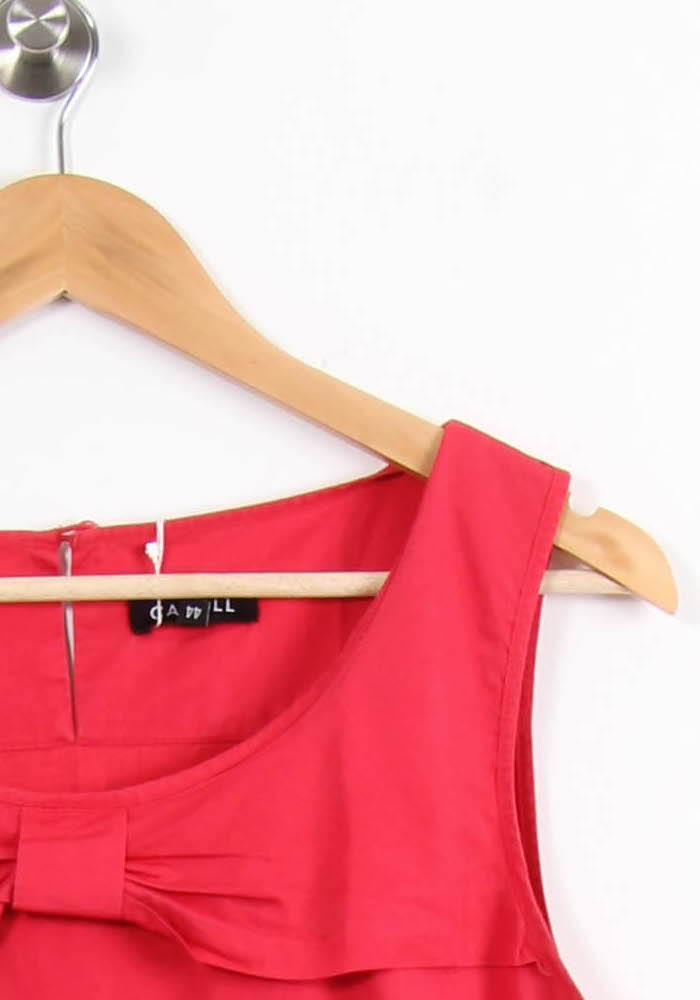 Robe Sans Manches Rouge - Taille XXL/44 de la marque Caroll | PARAD64199 - Vendu par Paradigme - Image 3
