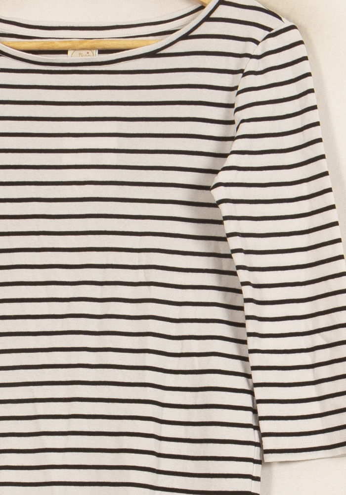 Marinière Blanche et Noire - Taille S/36 de la marque Des petits hauts | PARAD62631 - Vendu par Paradigme - Image 3