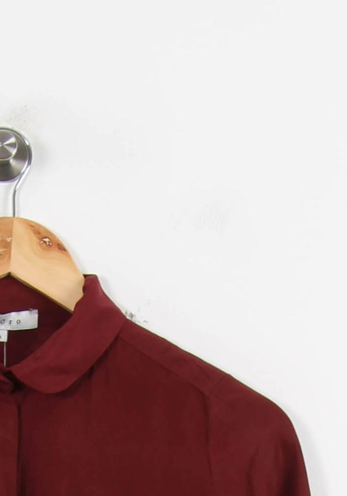 Chemise Bordeaux - Taille S/36 de la marque Sandro | PARAD67873 - Vendu par Paradigme - Image 3