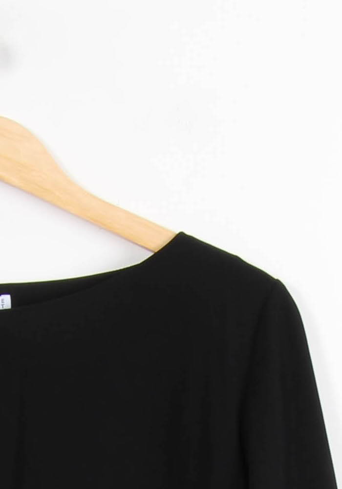 Robe Droite Noire - Taille L/40 de la marque Claudie Pierlot | PARAD39763 - Vendu par Paradigme - Image 3