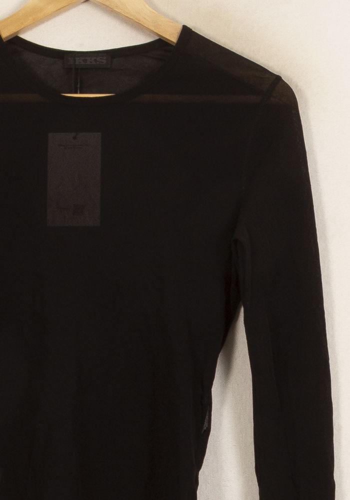 Tee-shirt Manches Longues Noir - Taille L/40 de la marque IKKS | PARAD44653 - Vendu par Paradigme - Image 3