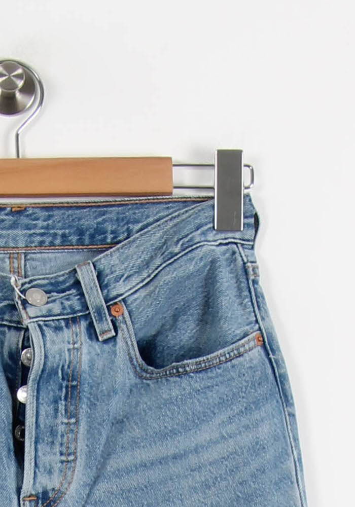 Jean Droit Bleu - Taille S/36 de la marque Levi's | PARAD67145 - Vendu par Paradigme - Image 3