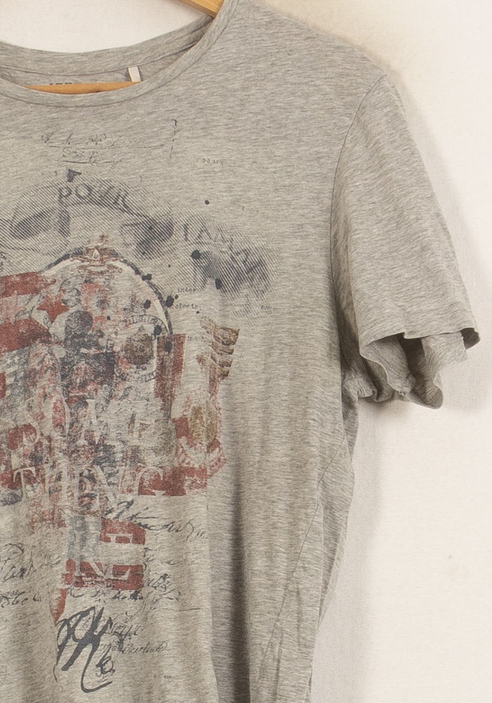 Tee-shirt Gris - Taille M/38 de la marque IKKS | PARAD64987 - Vendu par Paradigme - Image 3