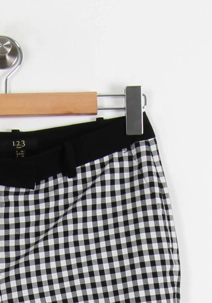 Pantalon Chino Noir et Blanc - Taille S/36 de la marque Maison 123 | PARAD53095 - Vendu par Paradigme - Image 3