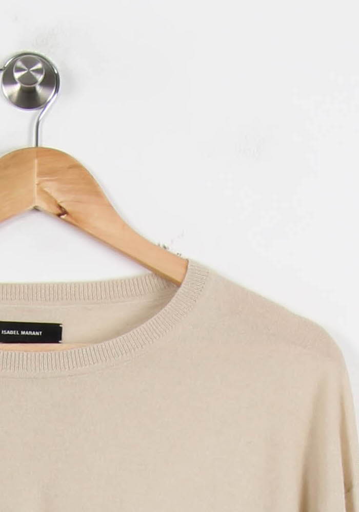 Pull Beige - Taille L/40 de la marque Isabel Marant | PARAD54730 - Vendu par Paradigme - Image 3