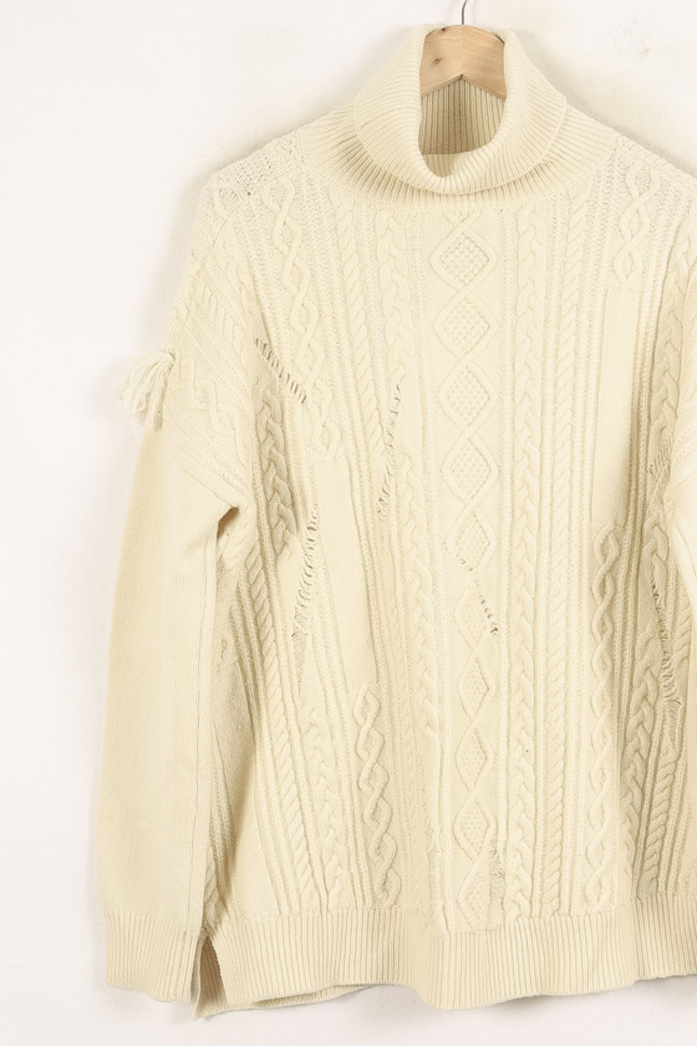Pull Col Roulé Blanc - Taille S/36 de la marque Bérénice | PARAD73303 - Vendu par Paradigme - Image 2