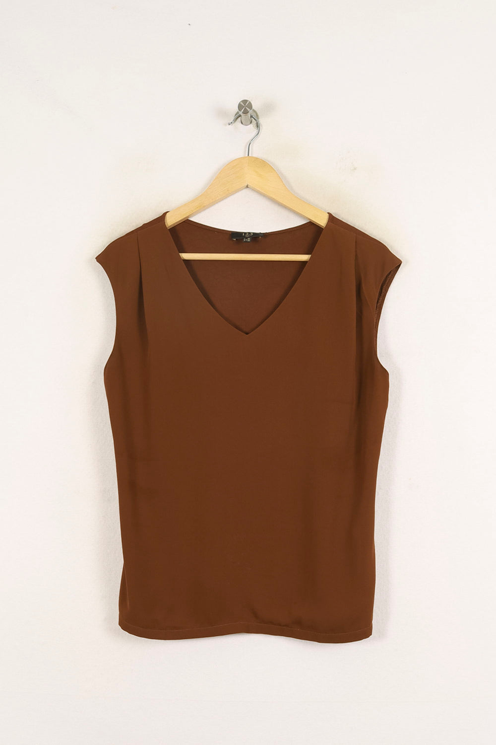 Débardeur Marron - Taille M/38 de la marque Maison 123 | PARAD72557 - Vendu par Paradigme - Image 2