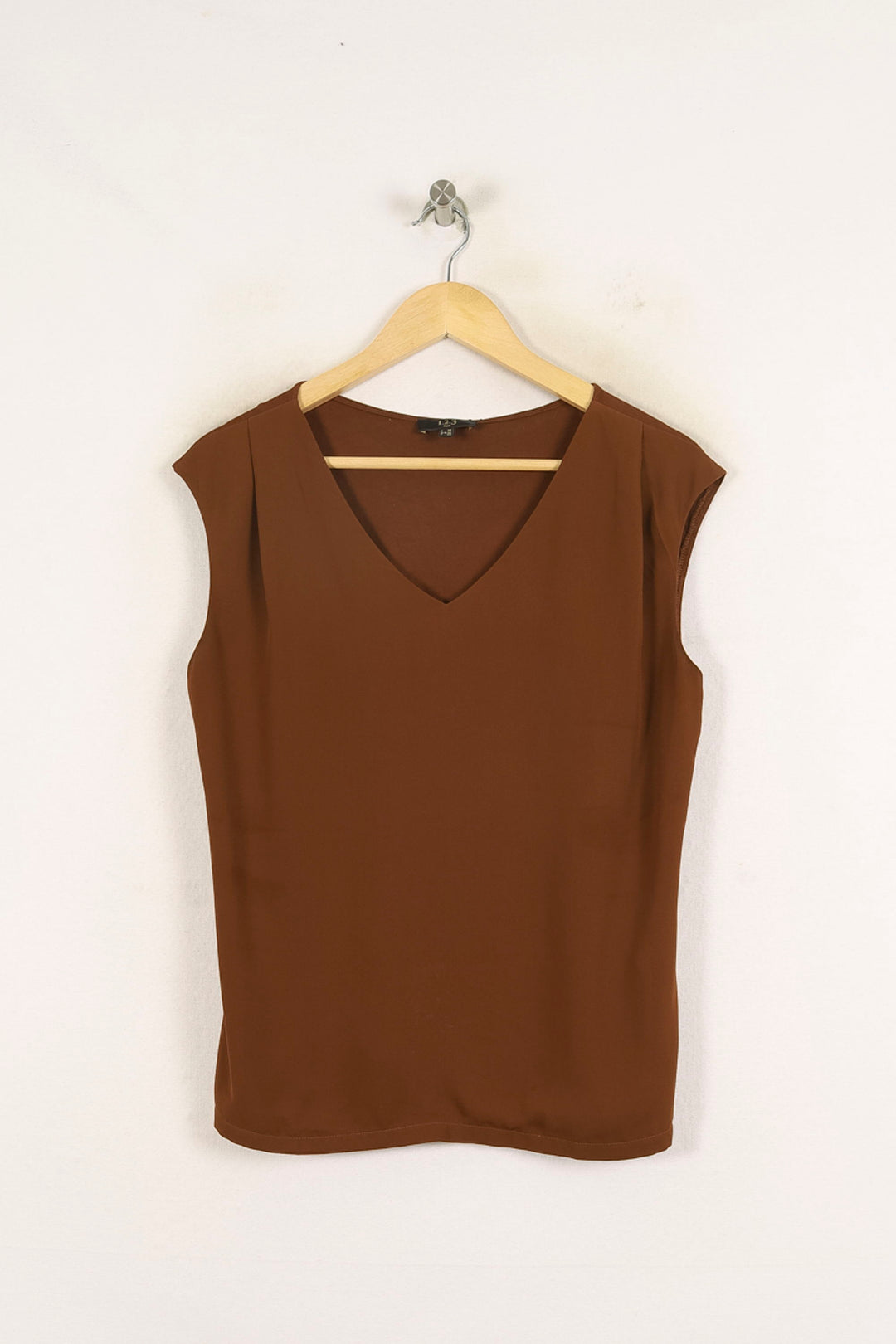 Débardeur Marron - Taille M/38 de la marque Maison 123 | PARAD72557 - Vendu par Paradigme - Image 2