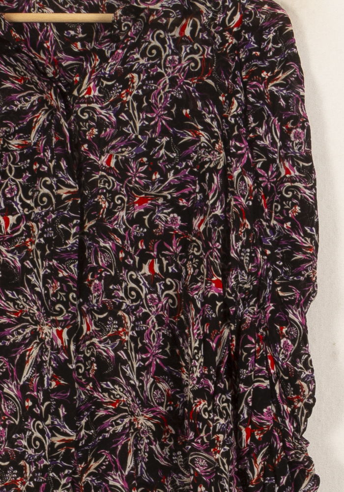 Chemise Violette et Noire - Taille S/36 de la marque Bérénice | PARAD65097 - Vendu par Paradigme - Image 3