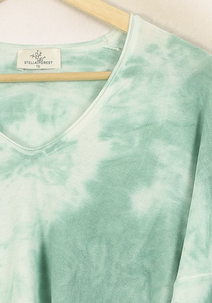 Pull Vert et Blanc - Taille XS/34 de la marque Stella Forest | PARAD51885 - Vendu par Paradigme - Image 3