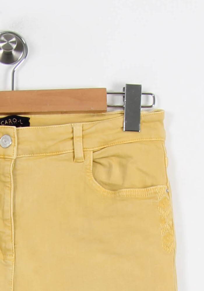 Pantalon Jaune - Taille XL/42 de la marque Caroll | PARAD53731 - Vendu par Paradigme - Image 3