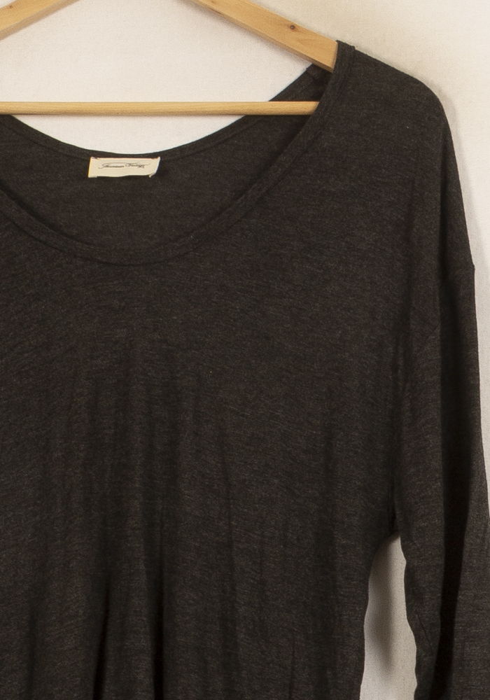 Pull Gris - Taille S/36 de la marque American Vintage | PARAD51469 - Vendu par Paradigme - Image 3