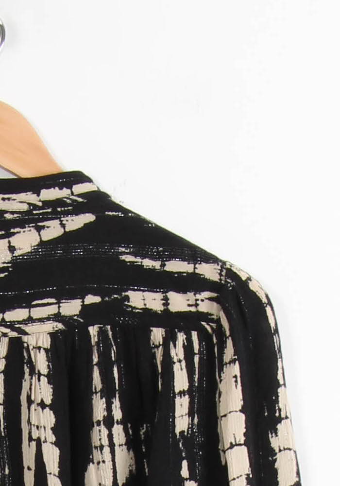 Blouse Noire et Blanche - Taille S/36 de la marque ba&sh | PARAD52482 - Vendu par Paradigme - Image 3
