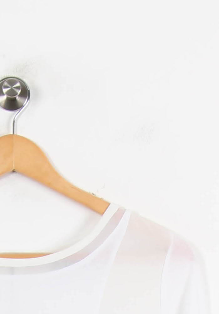 T-shirt Manches Trois Quarts Blanc - Taille M/38 de la marque ZAPA | PARAD53410 - Vendu par Paradigme - Image 3