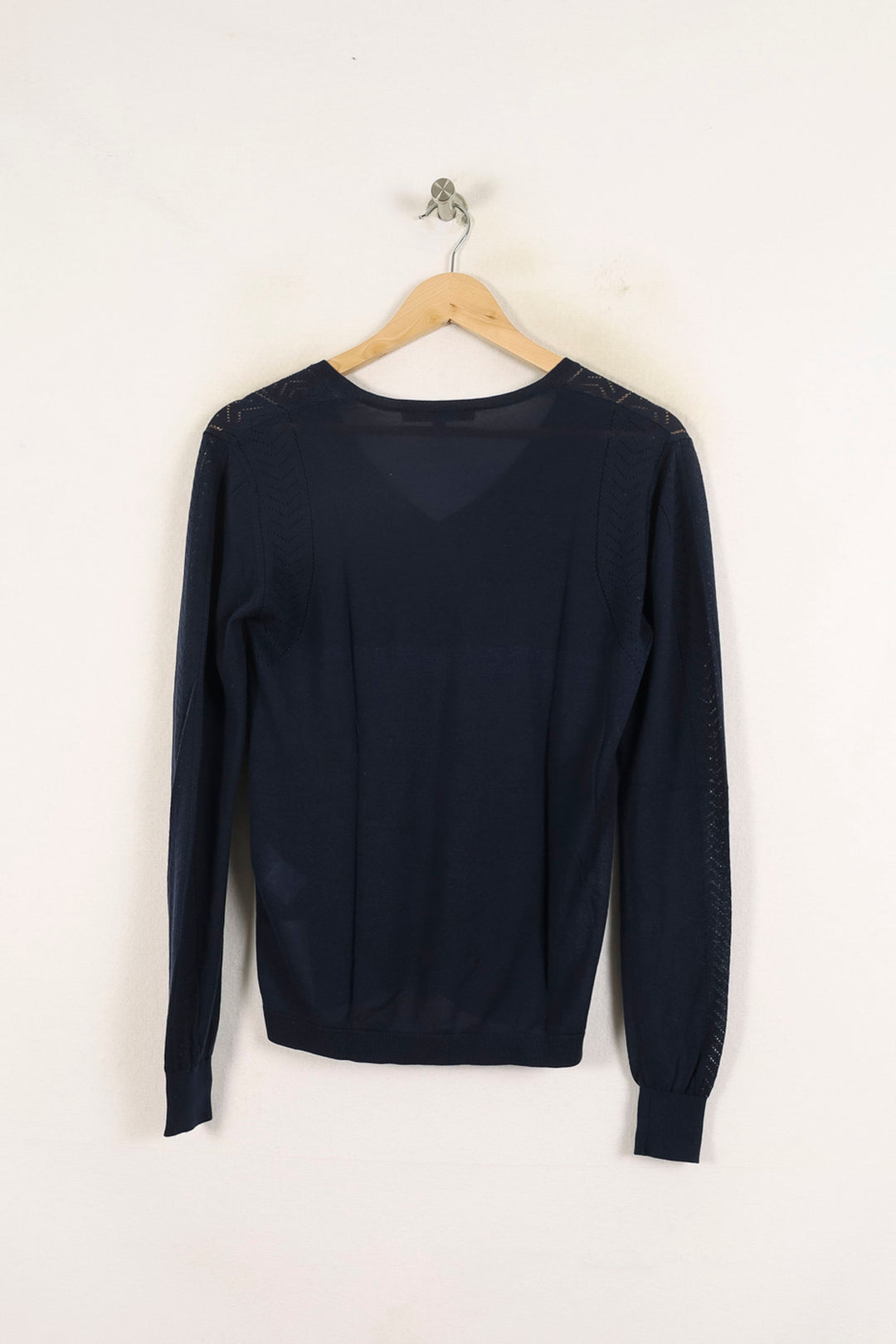 Pull Bleu - Taille M/38 de la marque La Fée Maraboutée | PARAD73166 - Vendu par Paradigme - Image 4