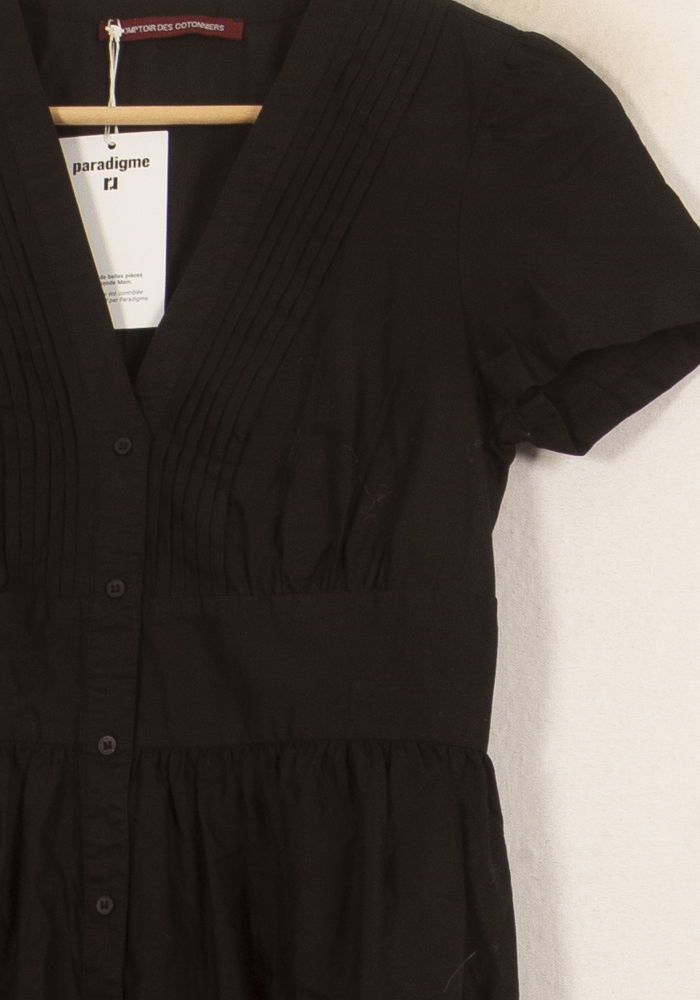Robe Chemise Noire - Taille XS/34 de la marque Comptoir des Cotonniers | PARAD63770 - Vendu par Paradigme - Image 3