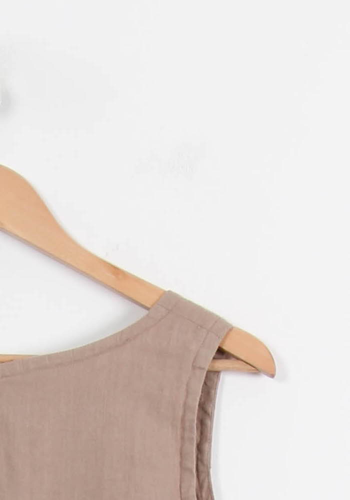 Robe Sans Manches Marron - Taille XXL/44 de la marque Pablo | PARAD46156 - Vendu par Paradigme - Image 3