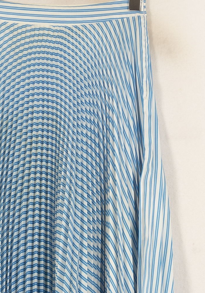 Jupe Plissée Bleue et Blanche - Taille S/36 de la marque Paul & Joe | PARAD53573 - Vendu par Paradigme - Image 3