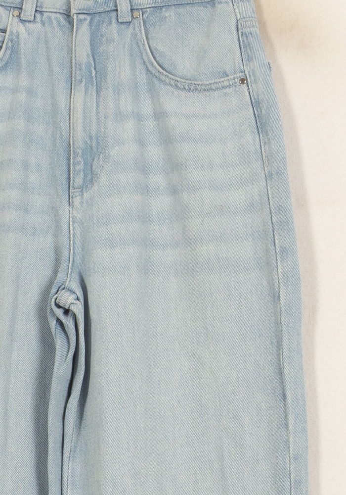 Jean Large Bleu - Taille XS/34 de la marque Claudie Pierlot | PARAD63761 - Vendu par Paradigme - Image 3