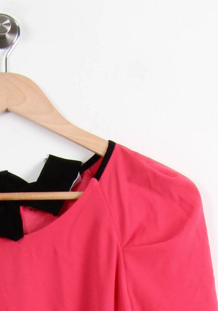 Robe Droite Rose - Taille S/36 de la marque Claudie Pierlot | PARAD53478 - Vendu par Paradigme - Image 3