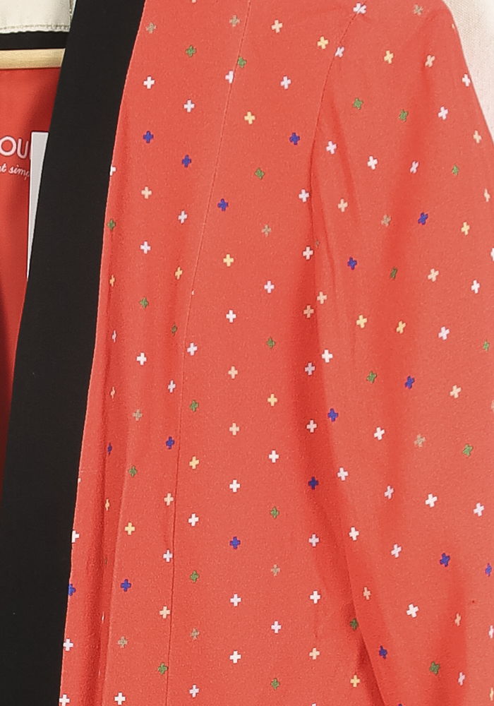Blazer Orange et Noir - Taille S/36 de la marque I.Code | PARAD35494 - Vendu par Paradigme - Image 3
