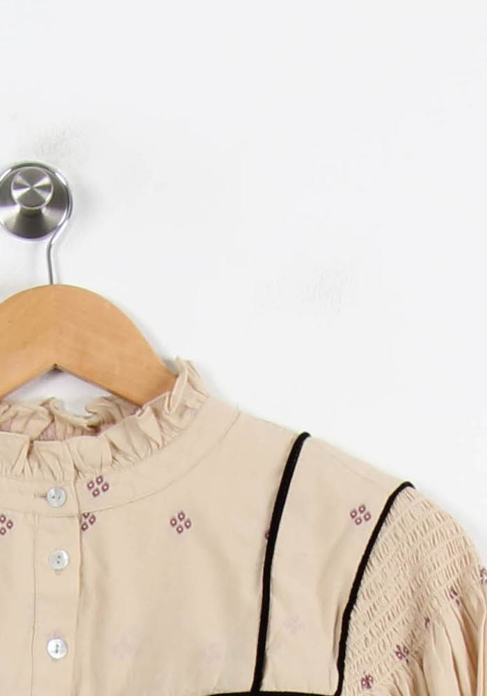 Blouse Beige - Taille S/36 de la marque Bérénice | PARAD53381 - Vendu par Paradigme - Image 3