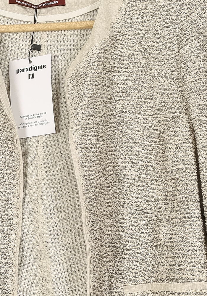 Veste Beige - Taille L/40 de la marque Comptoir des Cotonniers | PARAD46126 - Vendu par Paradigme - Image 3