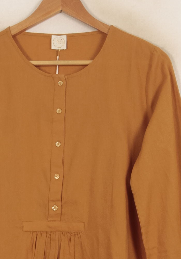 Blouse Orange - Taille S/36 de la marque Des petits hauts | PARAD64002 - Vendu par Paradigme - Image 3