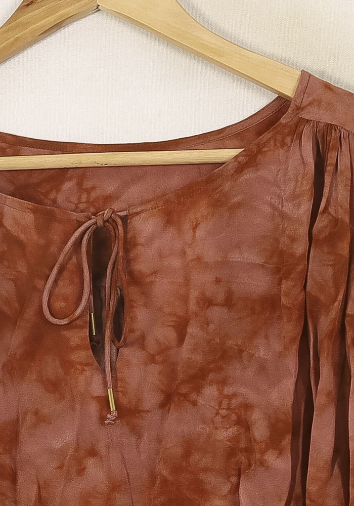 Blouse Marron - Taille S/36 de la marque Louise Misha | PARAD67541 - Vendu par Paradigme - Image 3