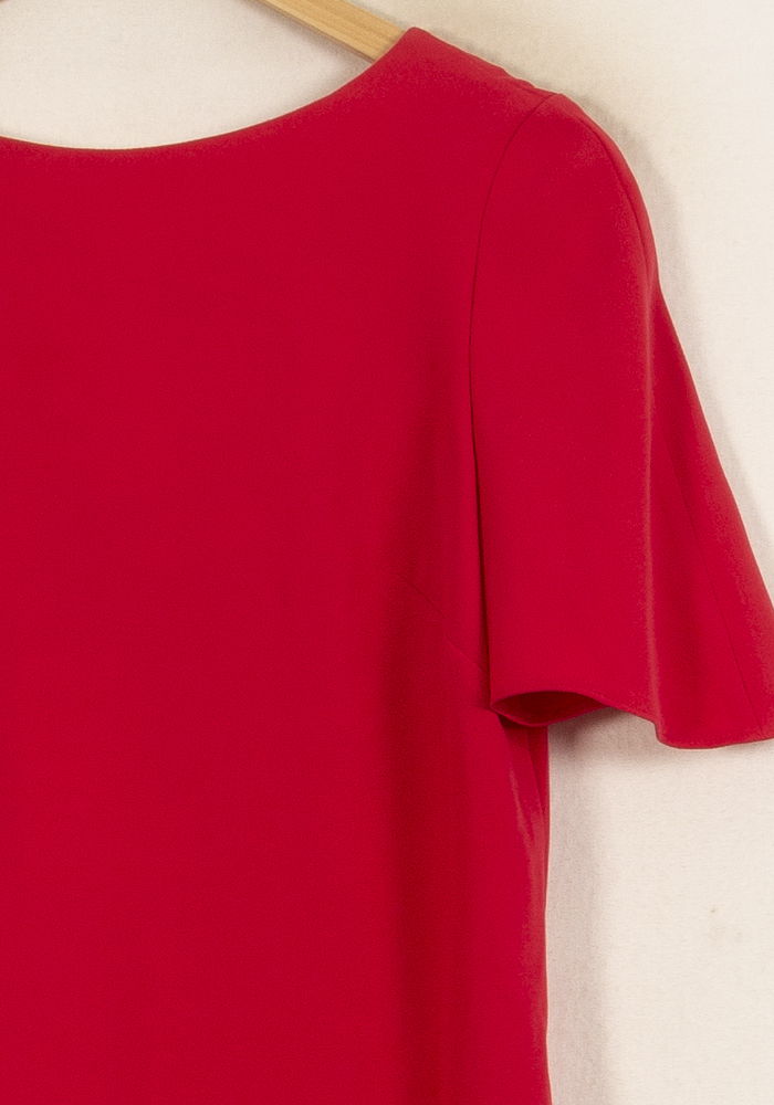 Robe Rouge - Taille S/36 de la marque Tara Jarmon | PLY0804 - Vendu par Paradigme - Image 3
