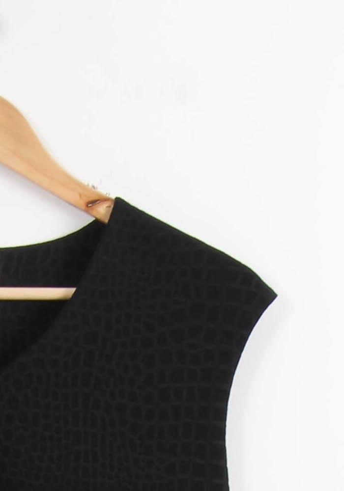 Robe Droite Noire - Taille S/36 de la marque Imprevu | PARAD64290 - Vendu par Paradigme - Image 3