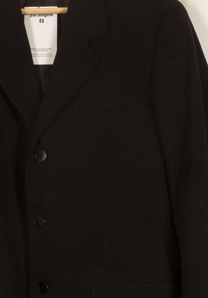 Veste Noire - Taille M/38 de la marque Agnès b. | PARAD45981 - Vendu par Paradigme - Image 3