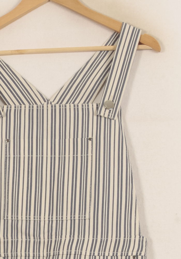 Robe Salopette Bleue et Blanche - Taille M/38 de la marque Claudie Pierlot | PARAD63936 - Vendu par Paradigme - Image 3