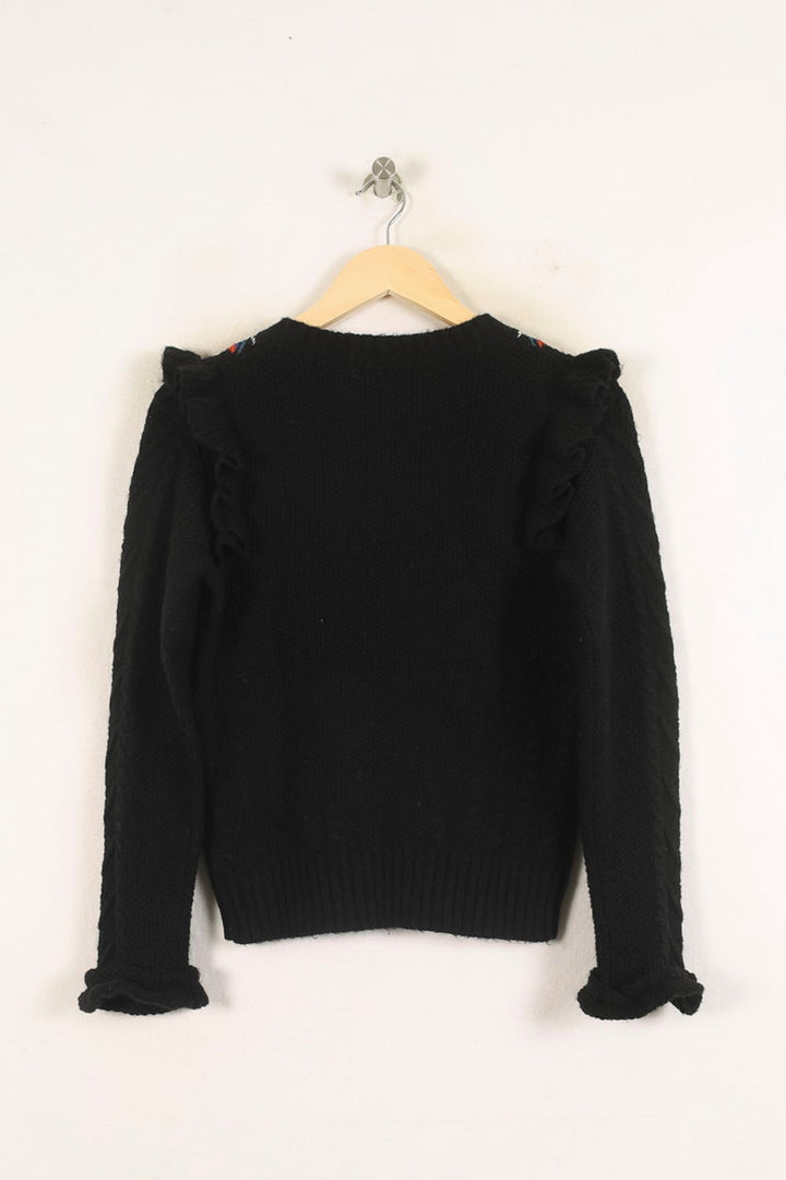 Pull Noir - Taille S/36 de la marque Derhy | PARAD56331 - Vendu par Paradigme - Image 4