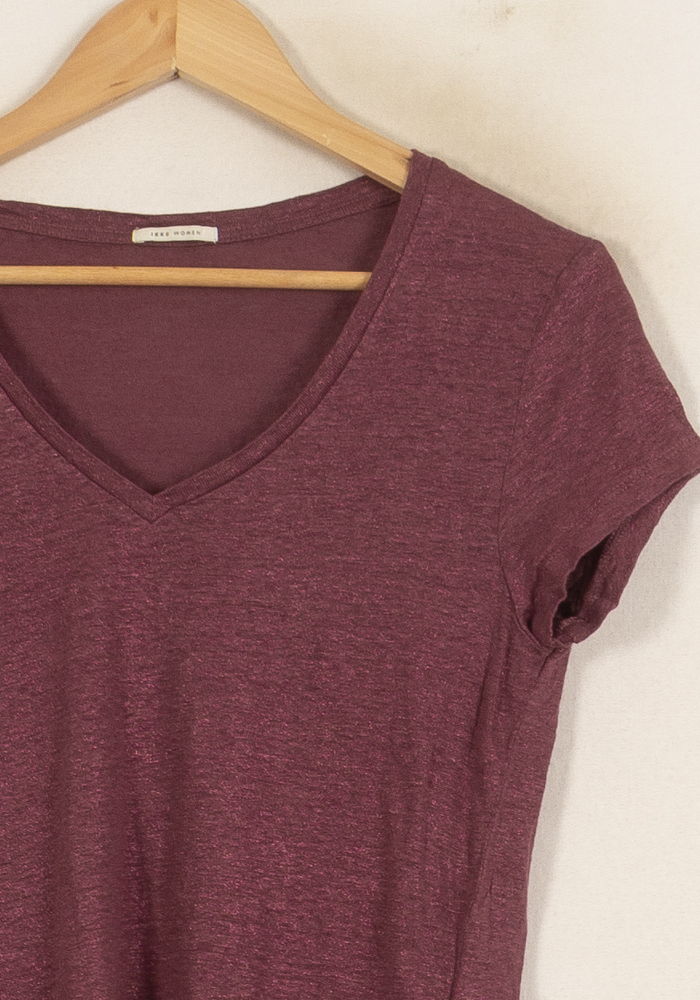 Tee-shirt Violet - Taille XS/34 de la marque IKKS | PARAD50010 - Vendu par Paradigme - Image 3