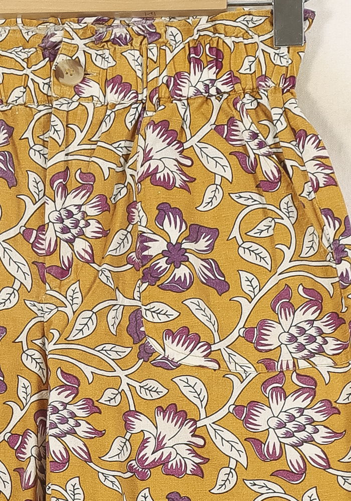 Short Jaune et Violet - Taille XS/34 de la marque Petite Mendigote | PARAD66932 - Vendu par Paradigme - Image 3