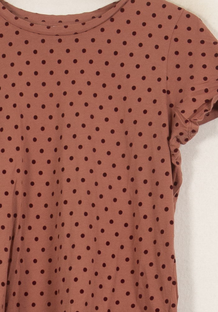 Tee-shirt Rose à Pois Noirs - Taille M/38 de la marque Pablo | PARAD63766 - Vendu par Paradigme - Image 3