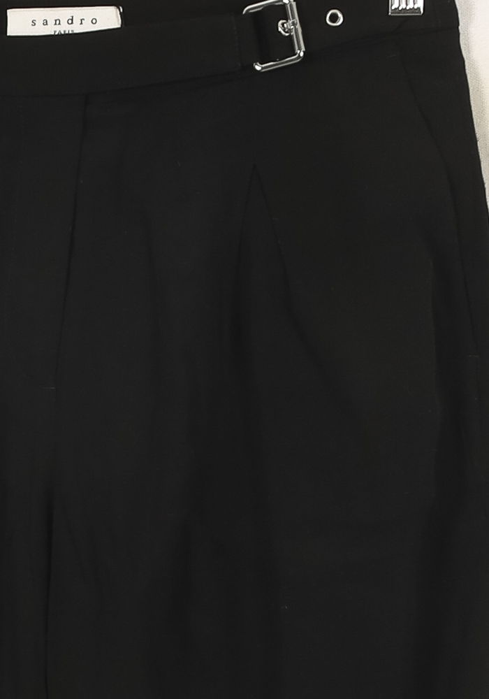 Pantalon Noir - Taille S/36 de la marque Sandro | PARAD46120 - Vendu par Paradigme - Image 3