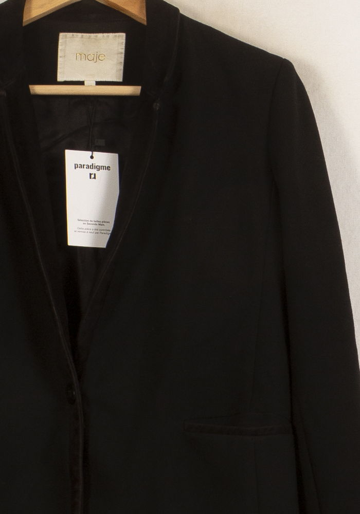 Veste Tailleur Noire - Taille M/38 de la marque Maje | PARAD39706 - Vendu par Paradigme - Image 3