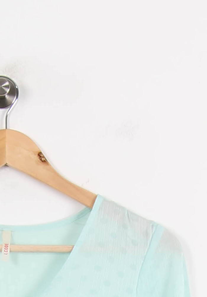 Blouse Verte - Taille XS/34 de la marque I.Code | PARAD67327 - Vendu par Paradigme - Image 3