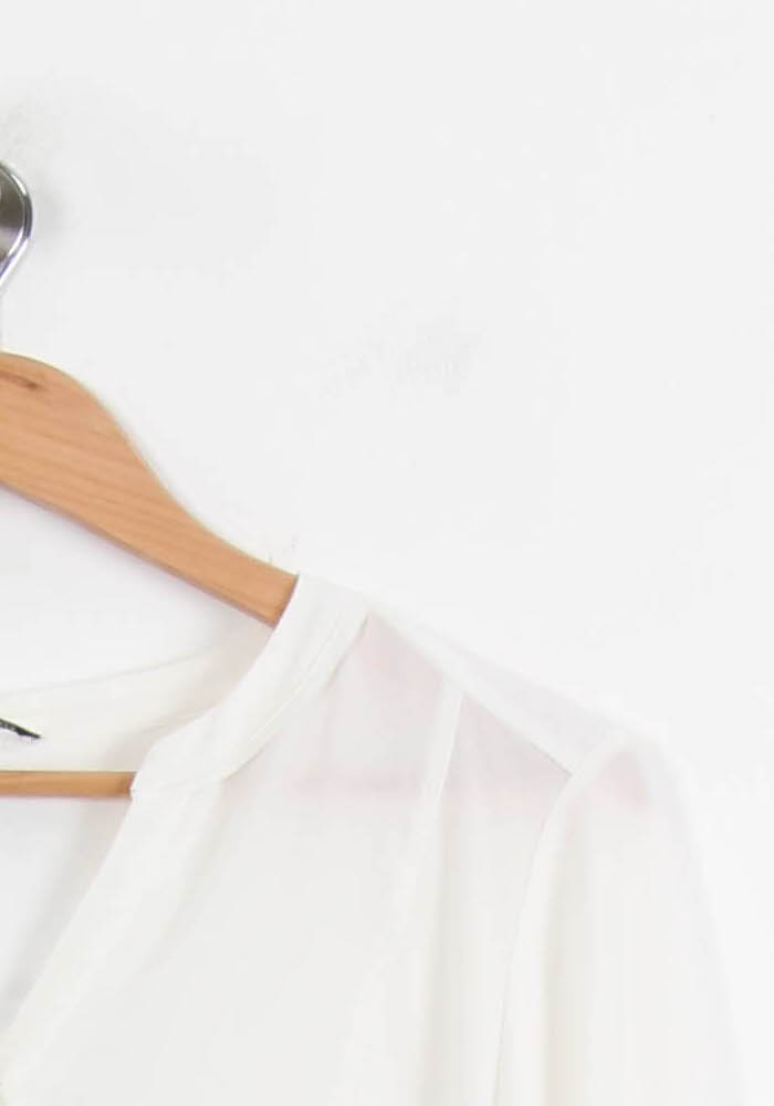 Blouse Blanche - Taille S/36 de la marque IKKS | PARAD55376 - Vendu par Paradigme - Image 3