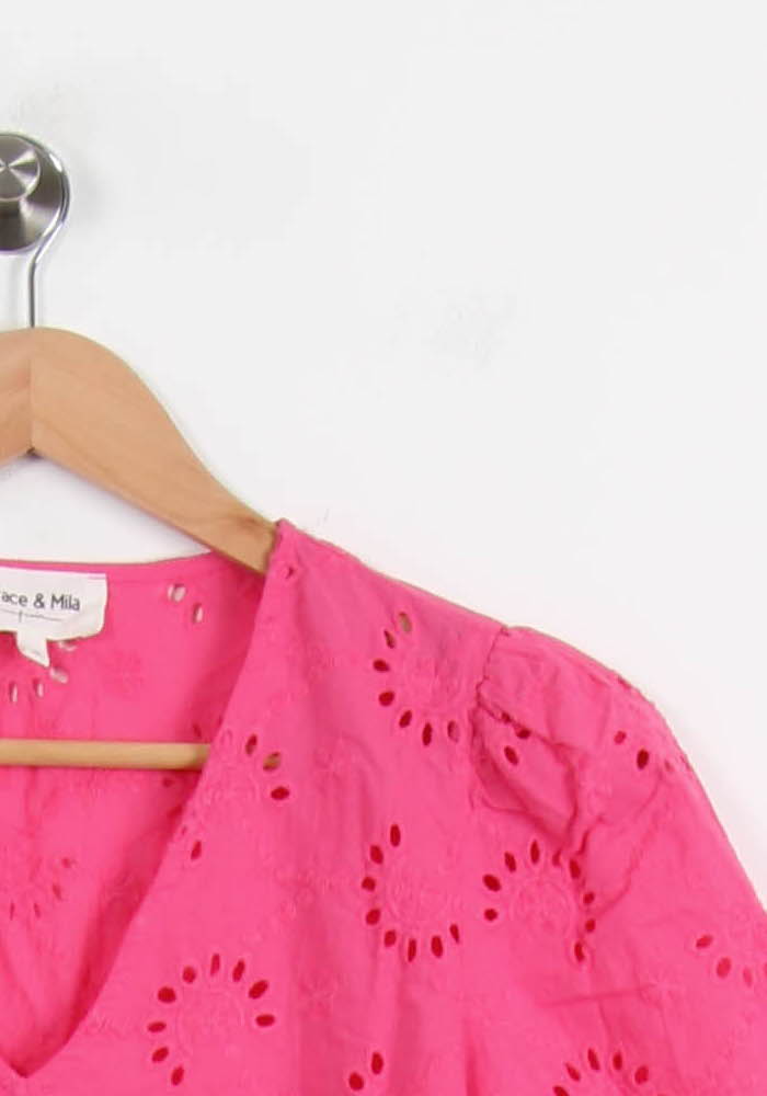 Blouse Rose - Taille S/36 de la marque Grace & Mila | PARAD53442 - Vendu par Paradigme - Image 3
