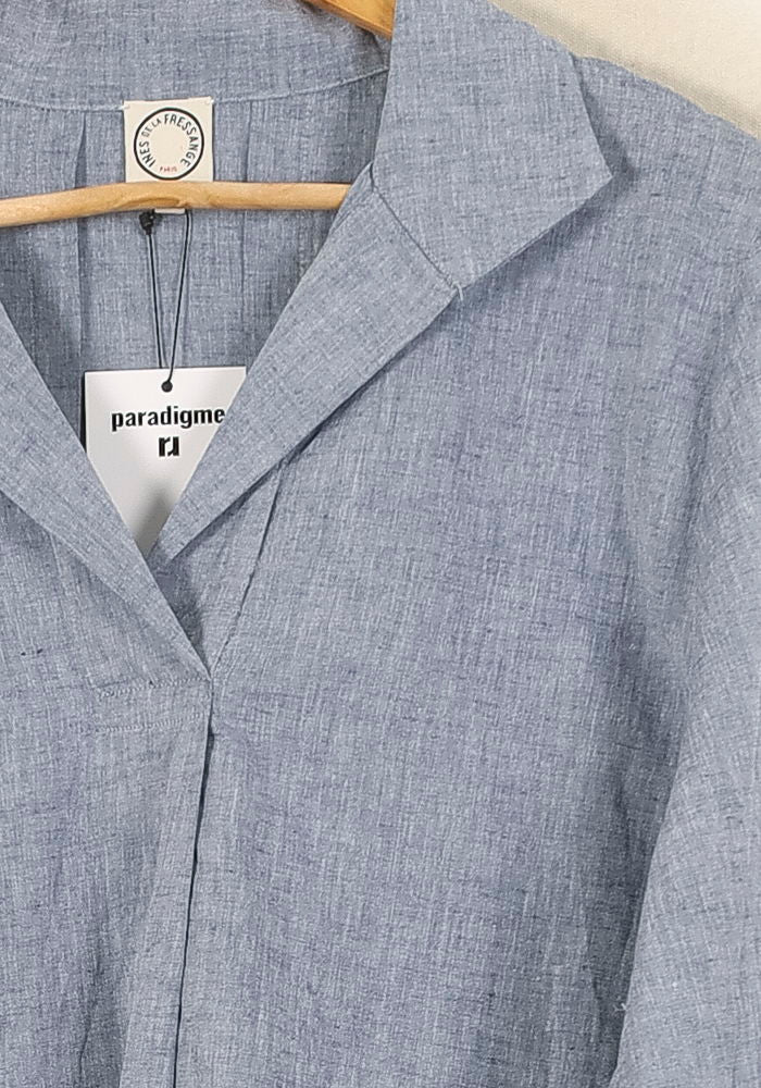 Chemise Bleue - Taille S/36 de la marque Ines de la Fressange Paris | PARAD67921 - Vendu par Paradigme - Image 3