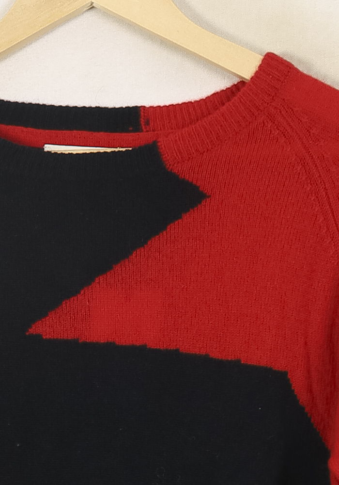 Pull Bleu et Rouge - Taille S/36 de la marque Bérénice | PARAD67563 - Vendu par Paradigme - Image 3
