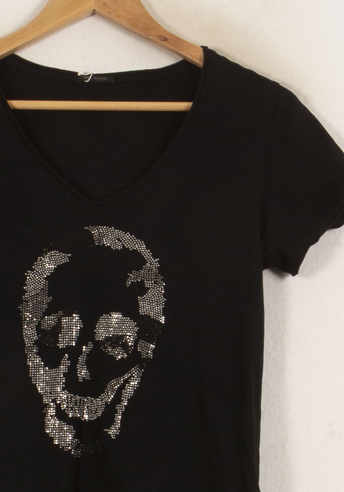 Tee-shirt Noir - Taille M/38 de la marque IKKS | PARAD65359 - Vendu par Paradigme - Image 3