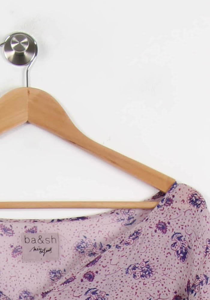 Blouse Violette - Taille S/36 de la marque ba&sh | PARAD66912 - Vendu par Paradigme - Image 3