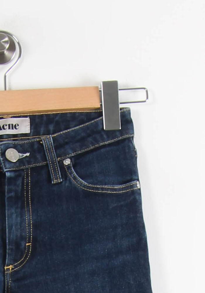 Jean Slim Bleu - Taille XS/34 de la marque Acne Studios | PARAD66987 - Vendu par Paradigme - Image 3